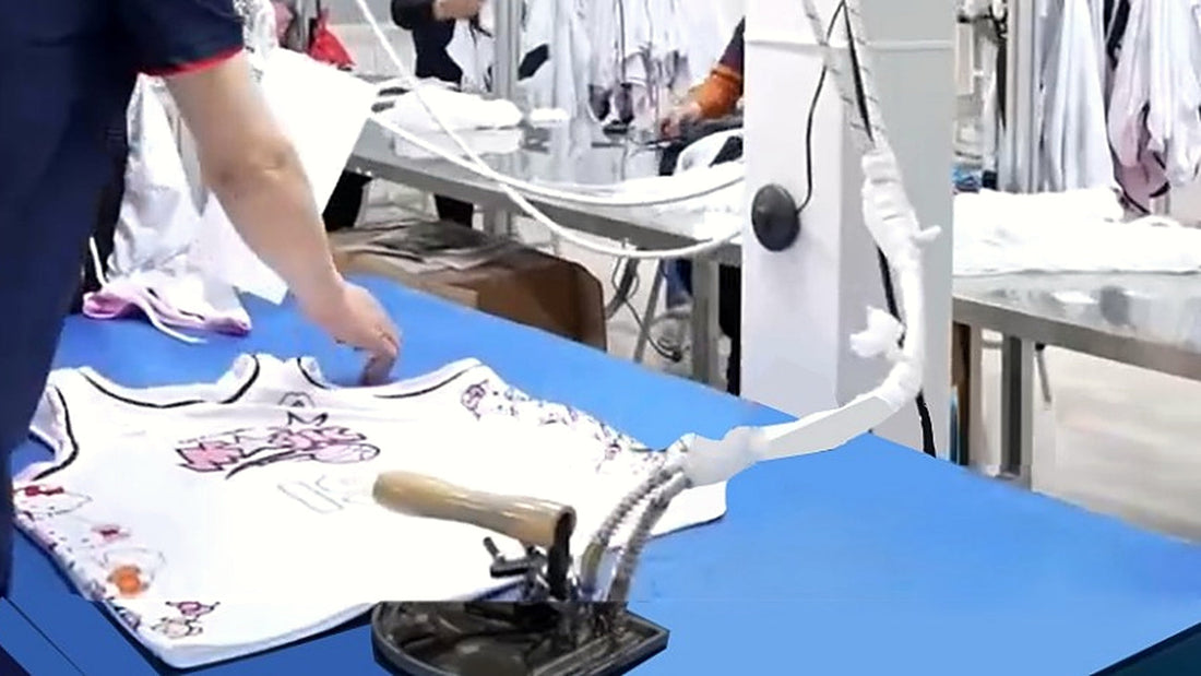 Custom teamwear order defects, shortfalls and remakes on a factory inspection table